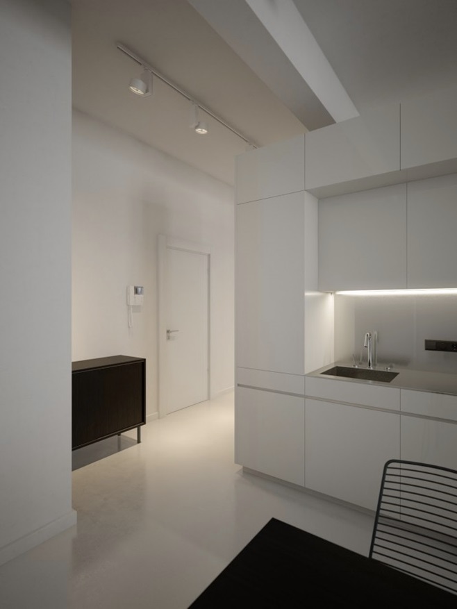 Modern minimalist black and white lofts 3