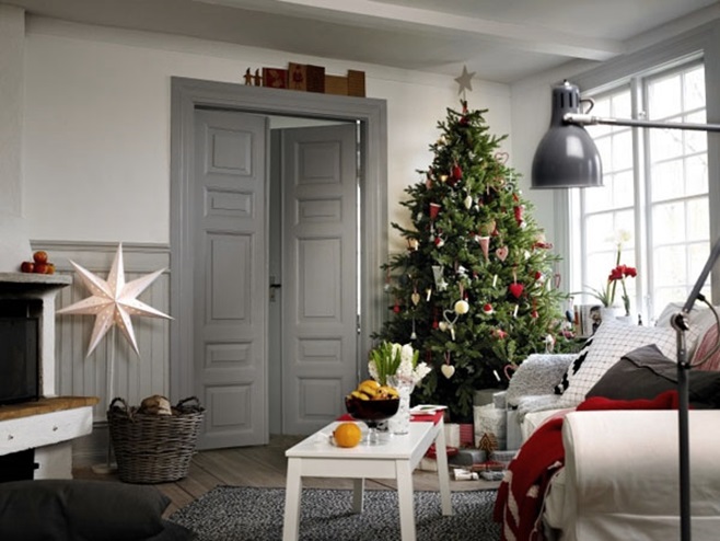Scandinavian Christmas decorating 4