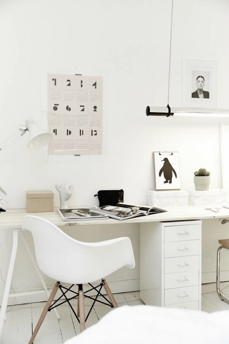 workplace in the Scandinavian style 10