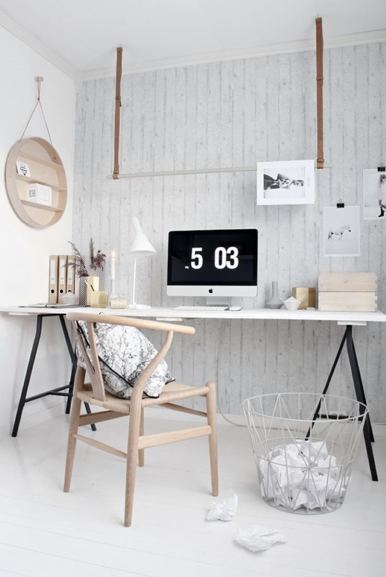 workplace in the Scandinavian style 19