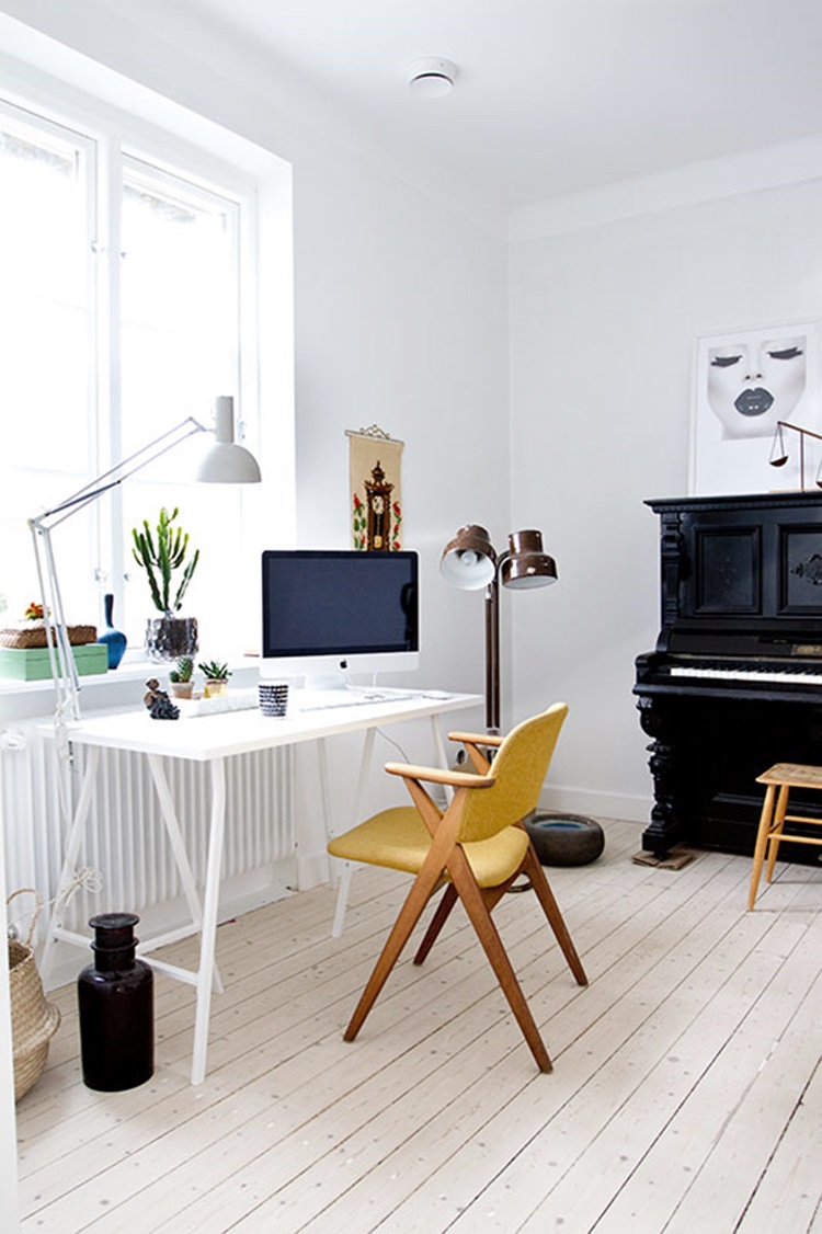 workplace in the Scandinavian style 56