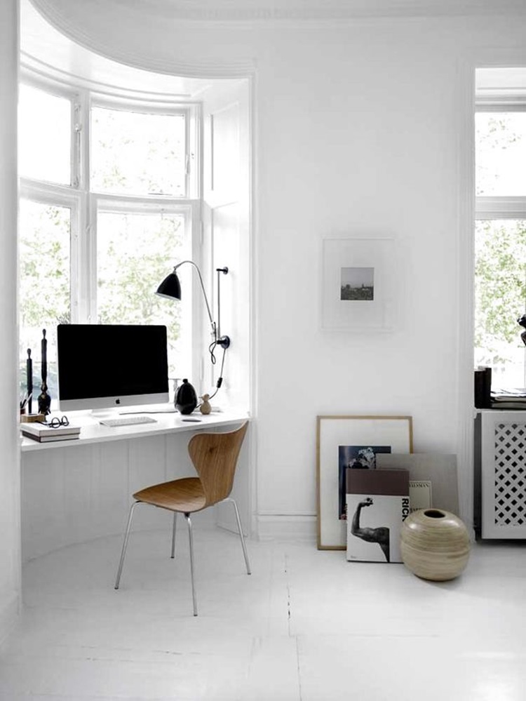 workplace in the Scandinavian style 77