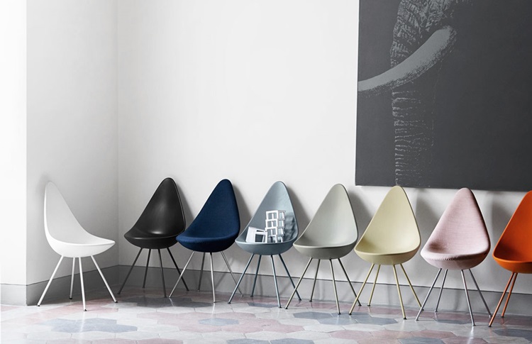 Drop-chair-by-Arne-Jacobsen-Fritz-Hansen 1