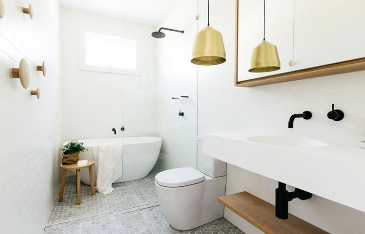 Bathrooms in the Scandinavian style 7