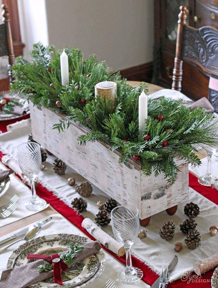 Важным элементом на Рождество и Новый год, помимо ёлки, является стол.